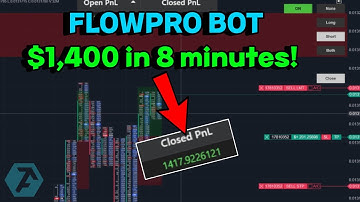 Live Automated Trading  - FlowPro Bot Order Flow Scalping