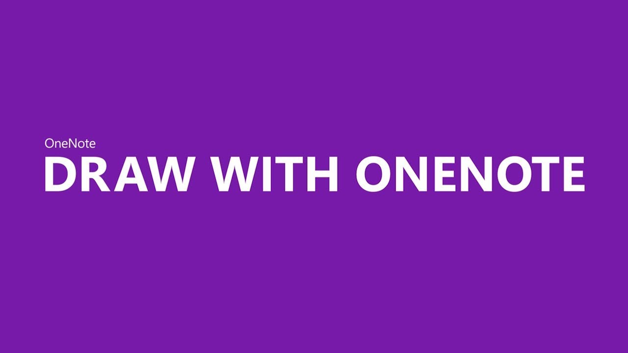 Draw with OneNote