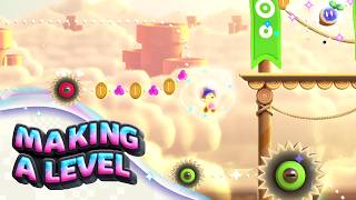 Making a Custom Mario Wonder Level - "Grinder Gorge" Wealth