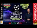 Champions League 25/26 Dynamic – Narração Mariano Closs IA | Atualização 14/12/25 | WE 2002 PS2