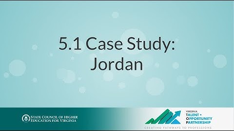 5.1 Case Study: Jordan