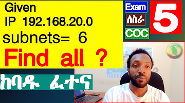 ICT COC HNS Level 3 and 4 questions | subnet mask | number of Host |Valid hosts |number of subnets