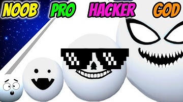 Snow Roll.io - NOOB vs PRO vs HACKER vs GOD