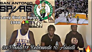 39, 17, 10! | LARRY BIRD HIGHLIGHTS VS SPURS 1988 | KOBE BRYANT FANS REACTION | MY BROTHERS | GOAT