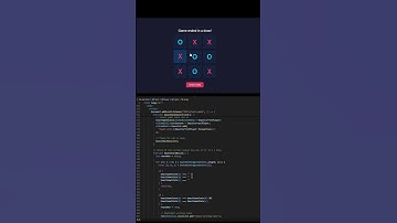 Tic Tac Toe Game - Simple and Fun! 🎮✨ | HTML, CSS, and JavaScript 🖥️