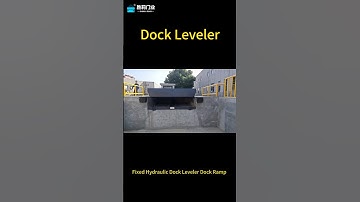 10 Tons Fixed Hydraulic Dock Leveler Dock Ramp #loadingdock