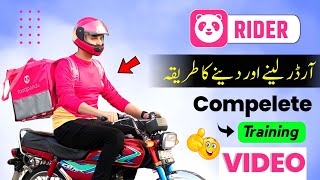 Foodpanda Rider Training Video 2023 | Foodpanda Par Order Pick Or Drop Karne Ka Tarika screenshot 5