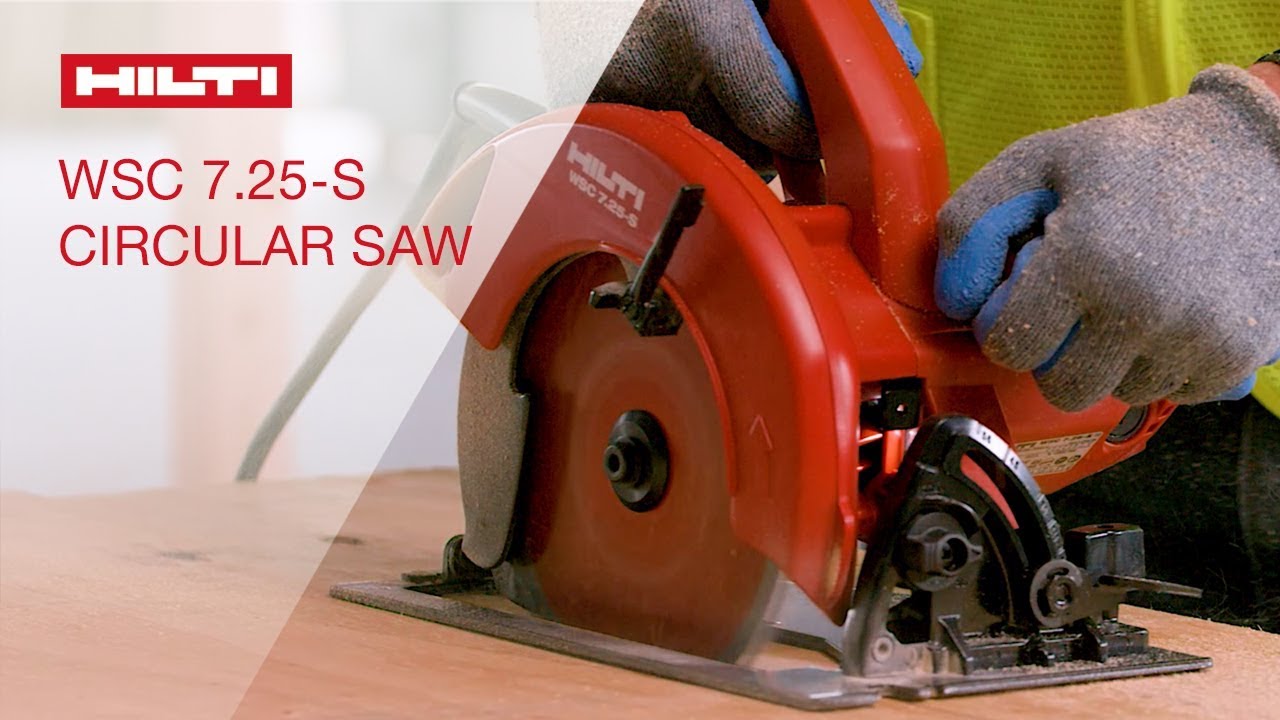 OVERVIEW of Hilti's WSC 7.25-S circular saw for heavy cutting applications