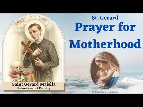 Prayer for Motherhood | St Gerard