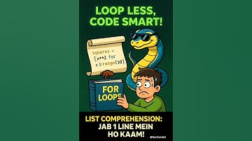 🔥 Python List Comprehension Explained with Fun Visuals! | Loop Less, Code Smart 🧠🐍 #quickcoded