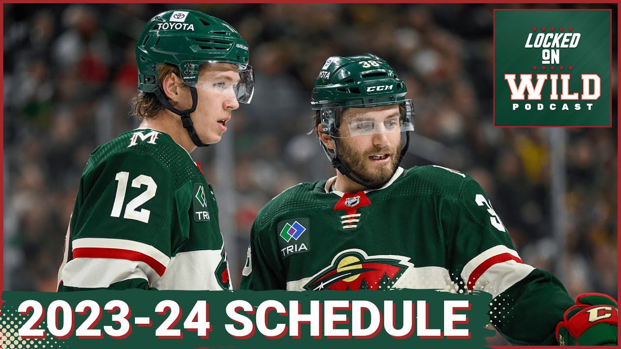 Dissecting the 2023-24 Minnesota Wild Schedule!