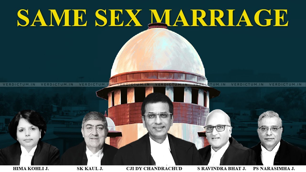 SUPREME COURT LIVE : Same Sex Marriage Legalisation Case - YouTube