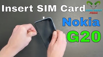 Nokia G20 Insert SIM