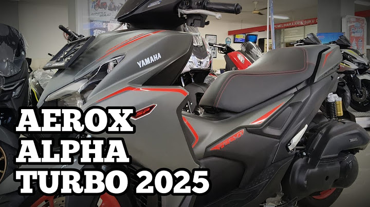 YAMAHA NEW AEROX ALPHA TURBO 2025  KENAPA GA ULTIMATE ?