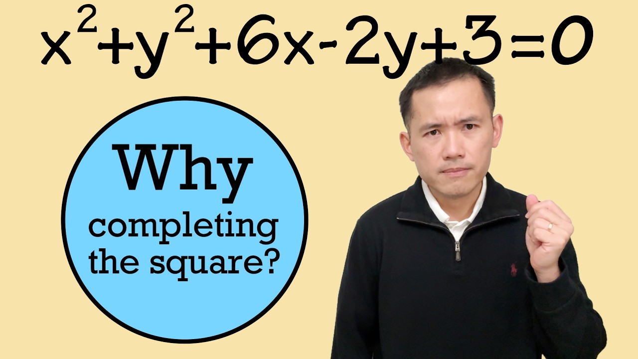 SAT math! Completing the square for the equation of a circle - YouTube