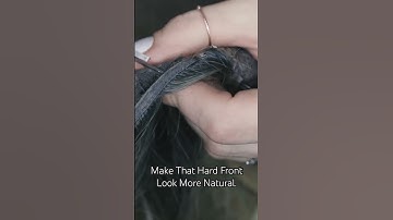 Make Your Hard Front Look More Natural! #wigwearer #wigcare #syntheticwigs #wigeducation