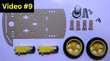 How to assemble 2WD Arduino Robot Car chassis project