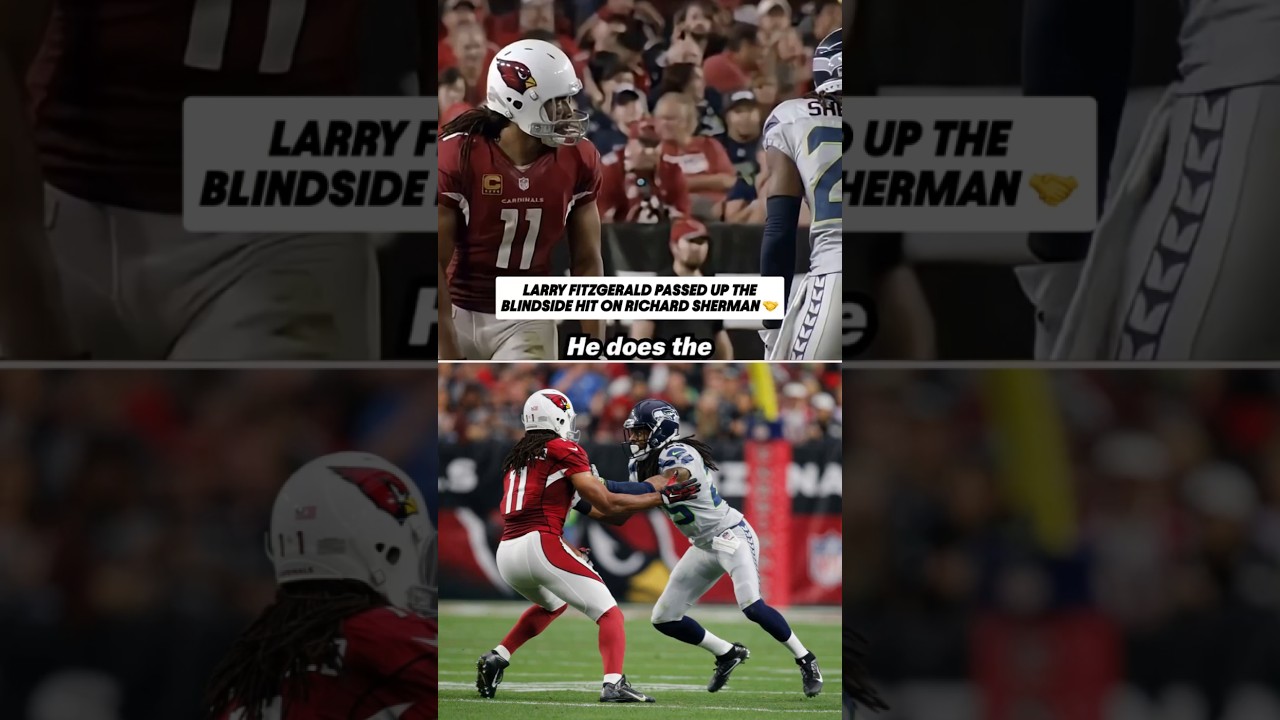 Larry Fitzgerald's respect for Richard Sherman says it all 🤝