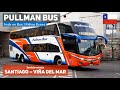 Ando en Bus | Viaje SANTIAGO a VIÑA DEL MAR en PULLMAN BUS en bus Salón Cama (Marcopolo New G7)