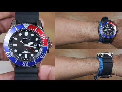 SEIKO PROSPEX SNE439P1 Solar Divers 200M RUBBER - UNBOXING - YouTube