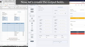 Creating a Web Application from an Excel Invoice