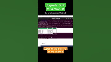 Upgrade GLPI to Version 11