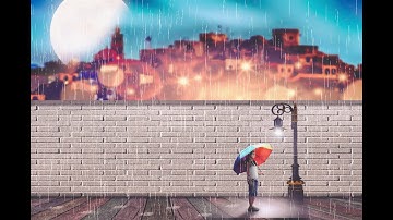 Manipulation Tutorial - girl int rain