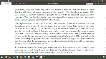 The Flask Mega-Tutorial Part VI: Profile Page and Avatars [Arab] part 1