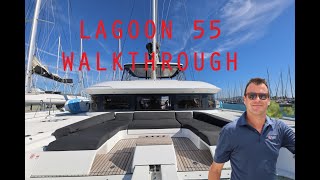 Lagoon 55 Catamaran Walkthrough - Discover Sailing Elegance and Luxury on the Seas FOR SALE