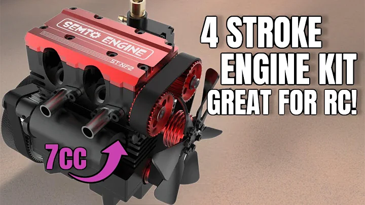 Build a 7cc Nitro 4 Stroke 2 Cylinder Engine