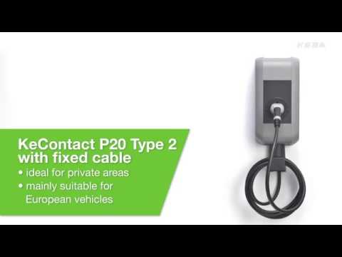 EVSE Keba EV Charger Type 2 Tethered 