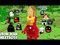 SURVIVAL GIANT IRON MAN BASE JEFF THE KILLER and SCARY NEXTBOTS in Minecraft Gameplay - Coffin Meme