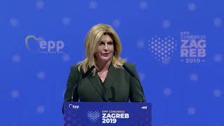Kolinda Grabar Kitarovic, President of Croatia (Zagreb Congress)