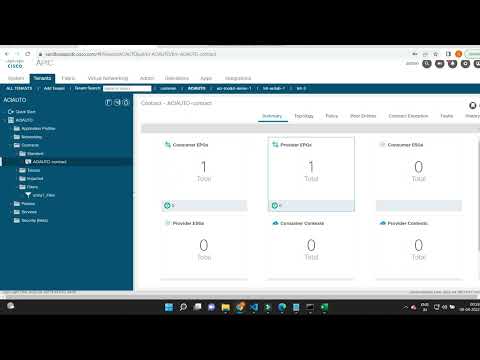 Contracts in Cisco aci | Create contract with in ACI using python | Contracts Provider and Consumer