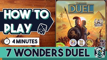Seven Wonders Duel Setup And Play In Minutes!