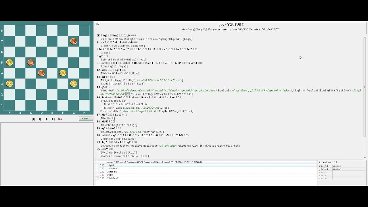 Igdo (Долгополов) - YOUTUBE (Дальмурзаев), Гамблер, 24.8.18 - YouTube
