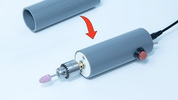 How To Make Powerful Drill Machine From PVC Pipe At Home#diy