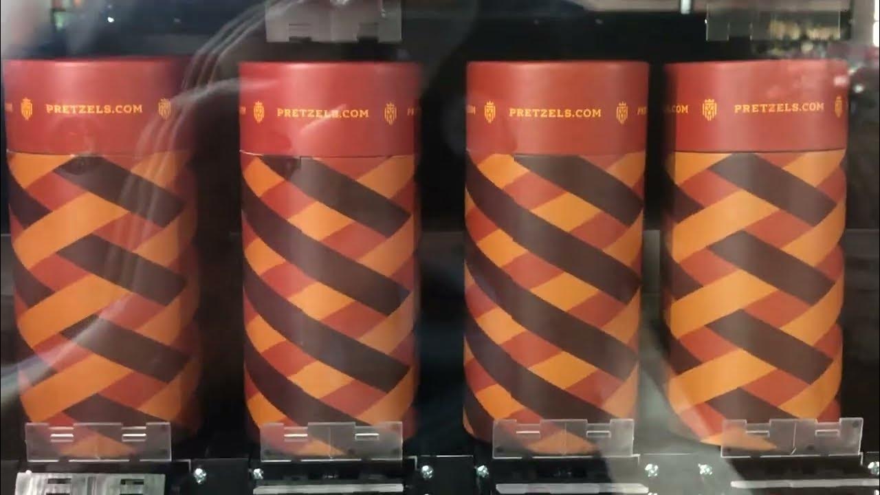 Interesting Licorice and Pretzel vending machines in Delray Beach Food