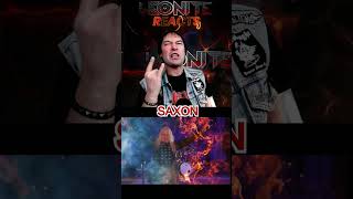 Saxon - Hell Fire Damnation - REVIEW -  SAXON&#39;s New Great video #shorts #80smetal #saxon