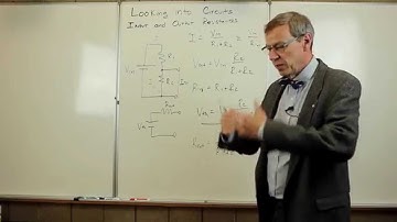 Input and Output Resistance of Circuits and the Voltage Dividers