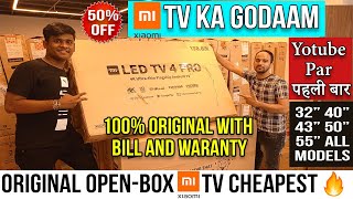 Open-Box MI TV Brand New🔥|| 100% Original With Bill and Warranty⚡|| Cheapest Prices🤑|| 50% Off 🌟