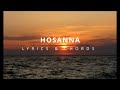 HOSANNA Lyrics & Chords - Hillsong