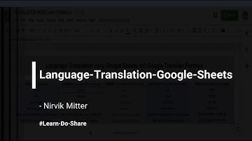 Language-Translation-Google-Sheets