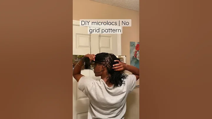 diy microlocs | no grid pattern | microloc journey | microloc installation | starter locs