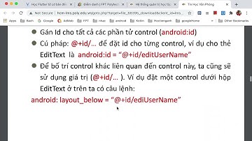 Android Cơ Bản - Bài 3 Phần 1 - FPT Polytechnic