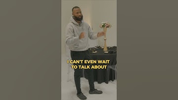 Bringing the vision to life with cocktail tables and spotlights!