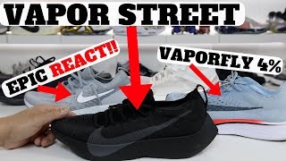 suicidio Articulación Contaminado Nike REACT Vapor Street Flyknit Review: Compared to Epic REACT & Zm  VaporFly 4% - YouTube