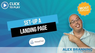 Set up a Landing Page in ManyChat
