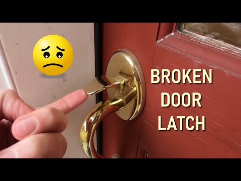 [QUICK FIX!] Replacing a broken Baldwin door latch