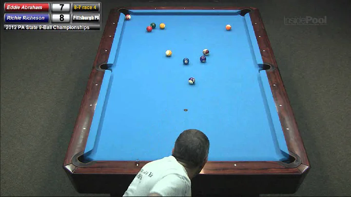 Eddie Abraham vs Richie Richeson One Pocket Action...